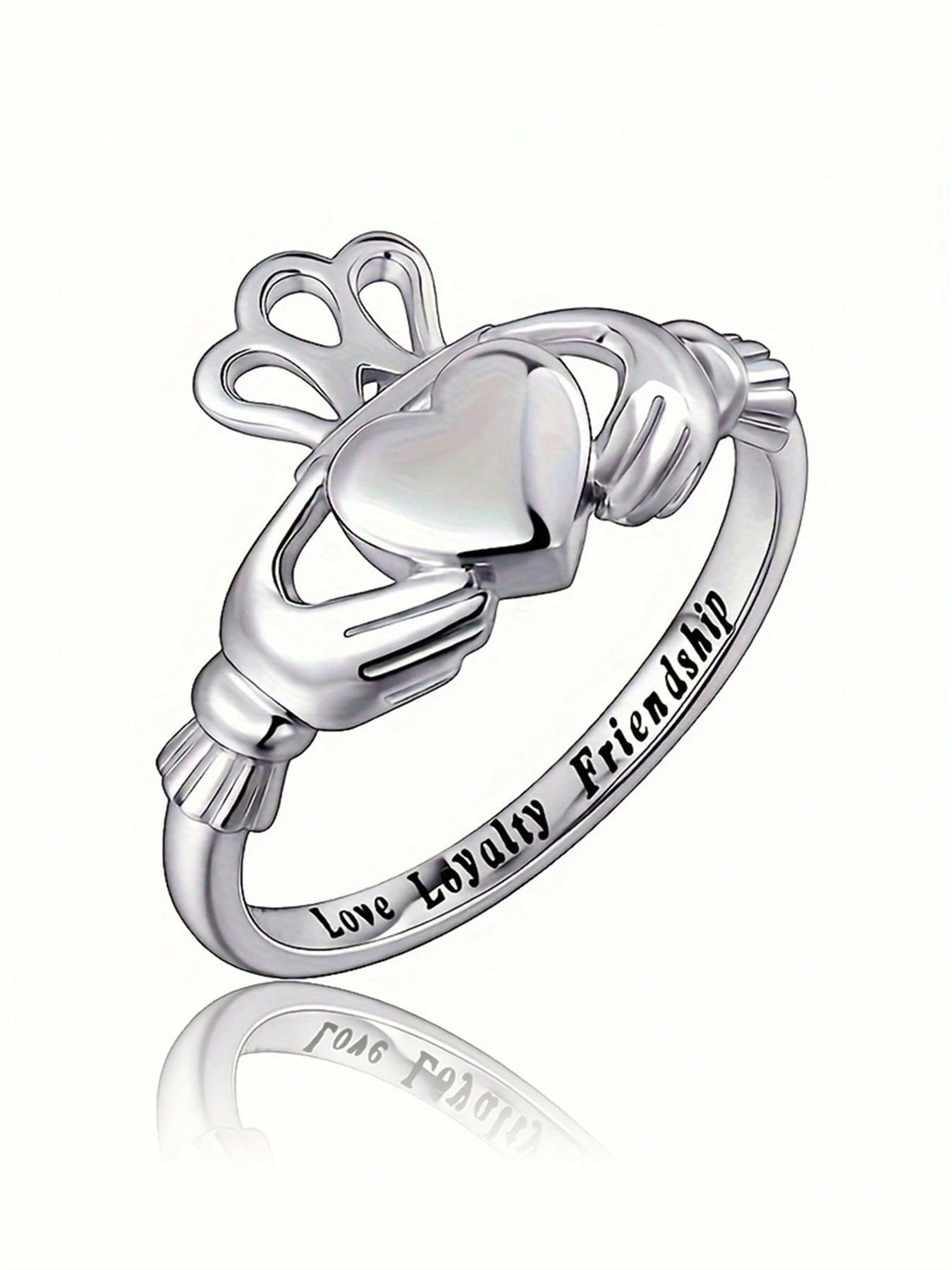 1 Pc Romantic Heart Ring For Women For Valentine's Day Gift Wedding Anniversary Party Engagement Jewelry_voghion.com