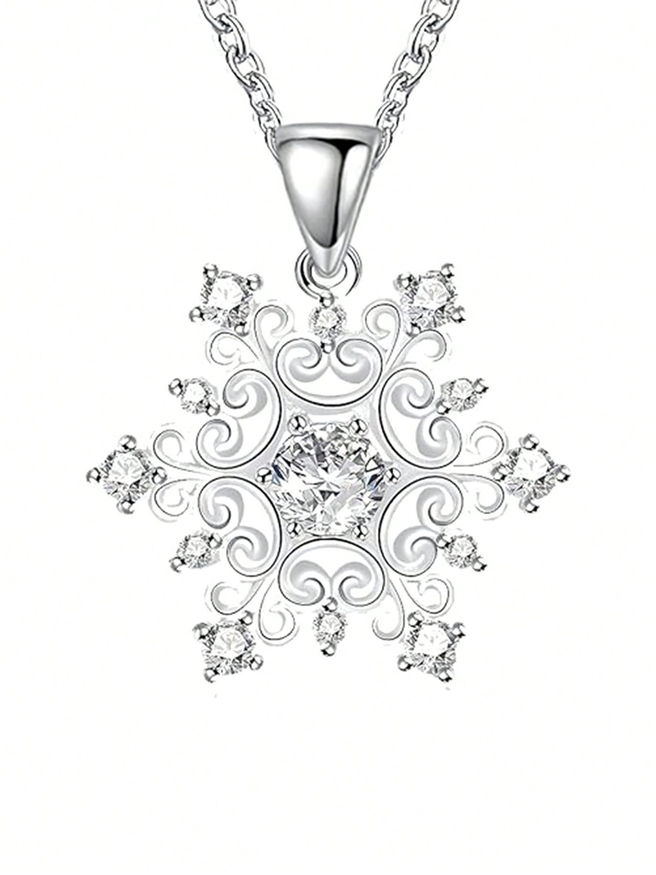 Colar com pendente em zircónia para mulher presente de casamento_voghion.com