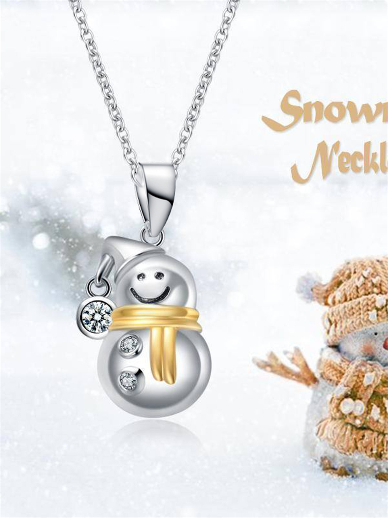 Colar com pendente de zircónia para mulher presente de bodas_voghion.com