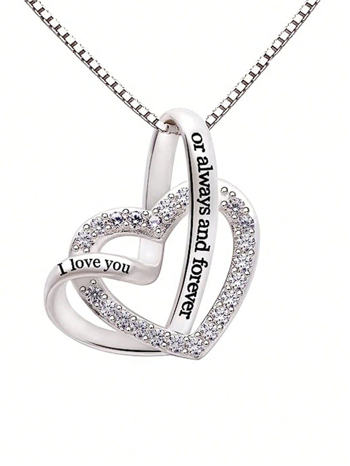 1 Stück hübscher Herzanhänger mit Zirkonia für Damen – ideales Geschenk zum Valentinstag, zur Verlobung, zum Jahrestag, zur Hochzeit oder für andere festliche Anlässe_voghion.com