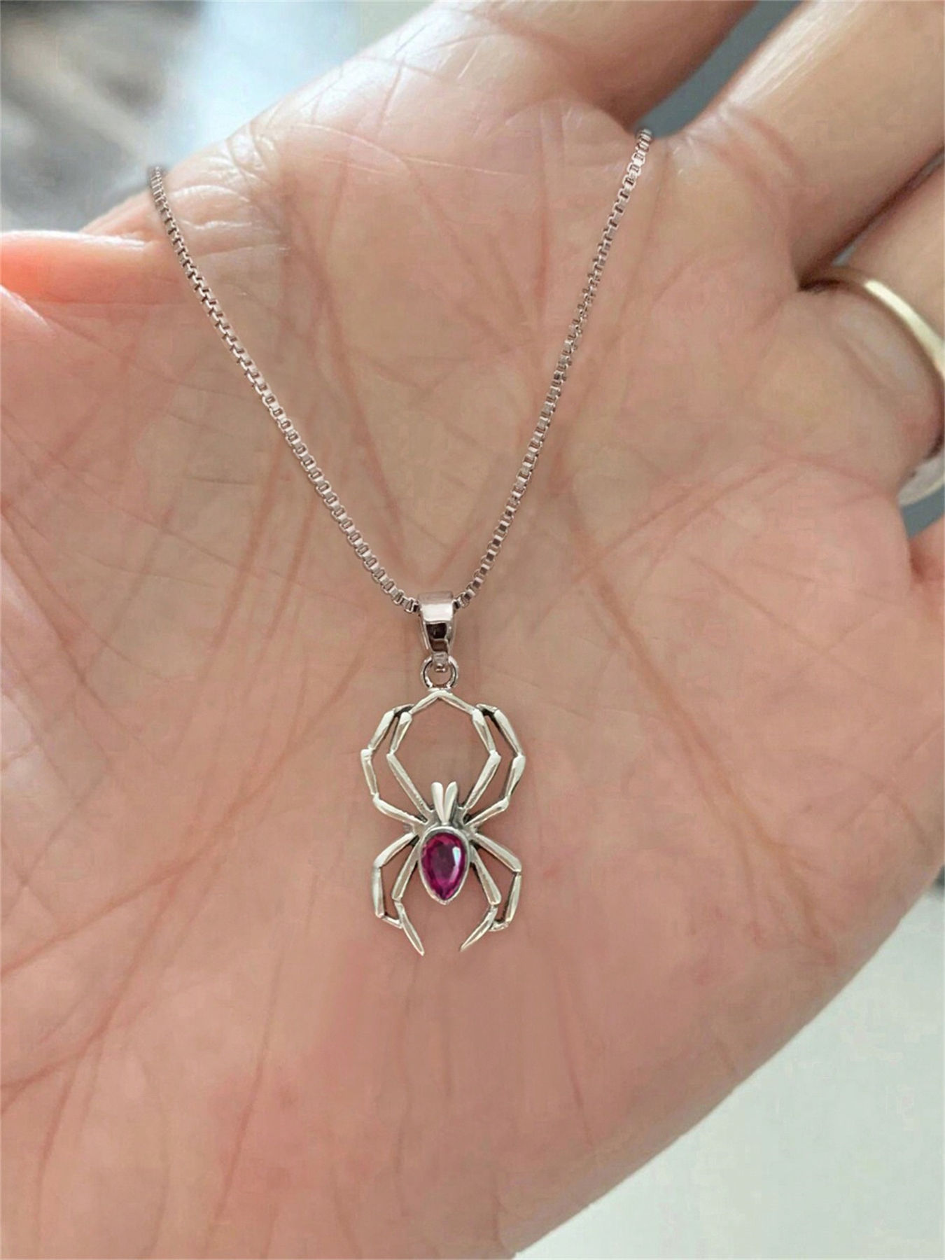Collana romantica con ciondolo a forma di animale in zirconia_voghion.com