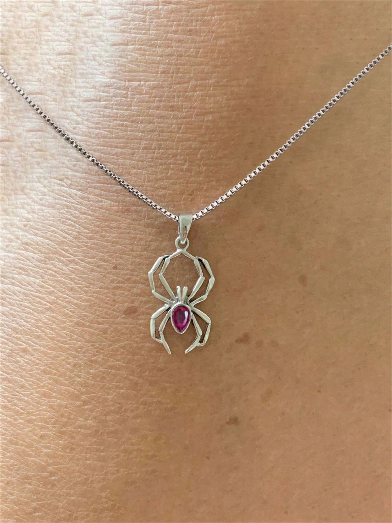 Collana romantica con ciondolo a forma di animale in zirconia_voghion.com