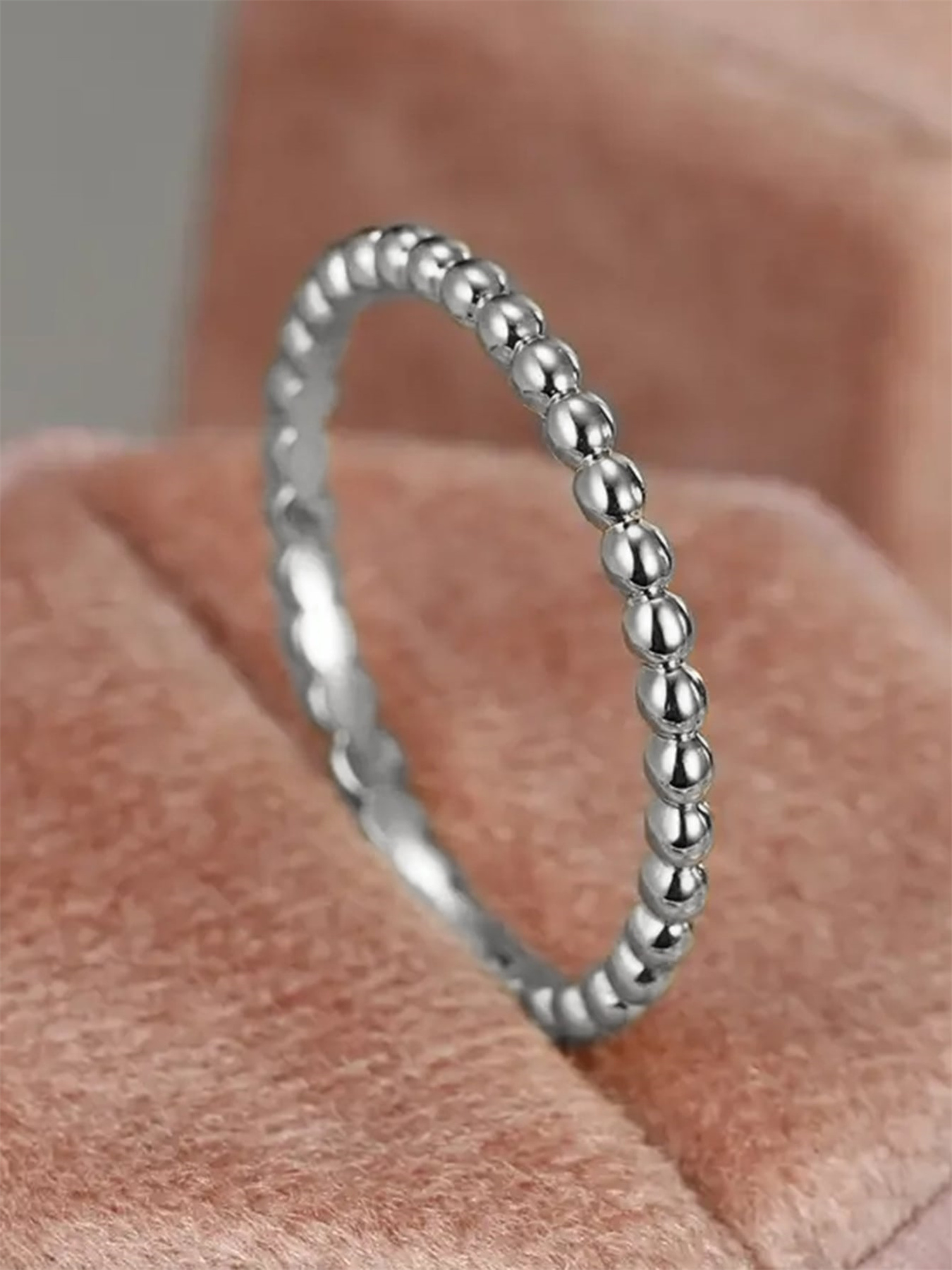 Simple Ring For Women Band Ring For Wedding Anniversary Gift_voghion.com